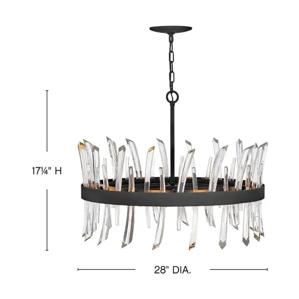 Revel Medium Single Tier Chandelier - Image 2