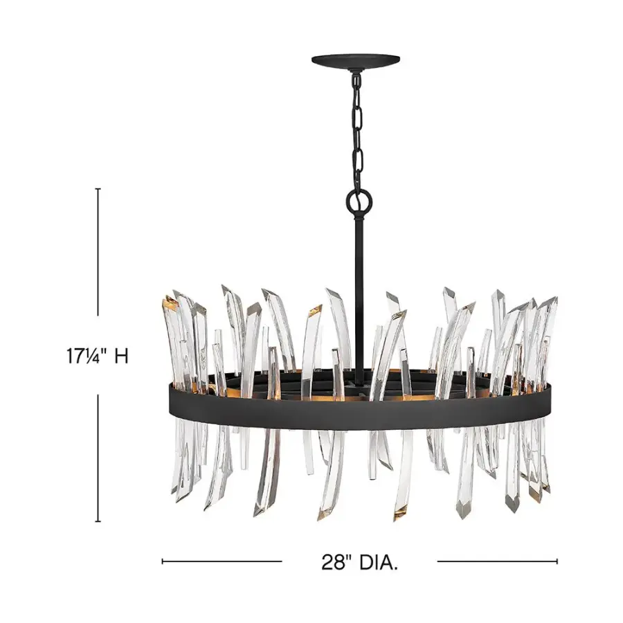 Revel Medium Single Tier Chandelier - Image 2