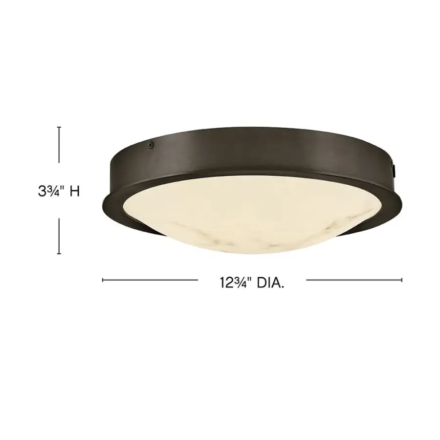 Cava Small Flush Mount in Black Oxide - Image 2