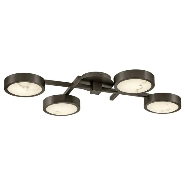 Cava Large Flush Mount in Black Oxide - Image 3