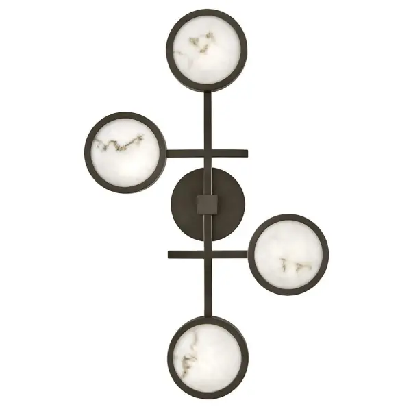 Cava Large Flush Mount in Black Oxide - Image 8