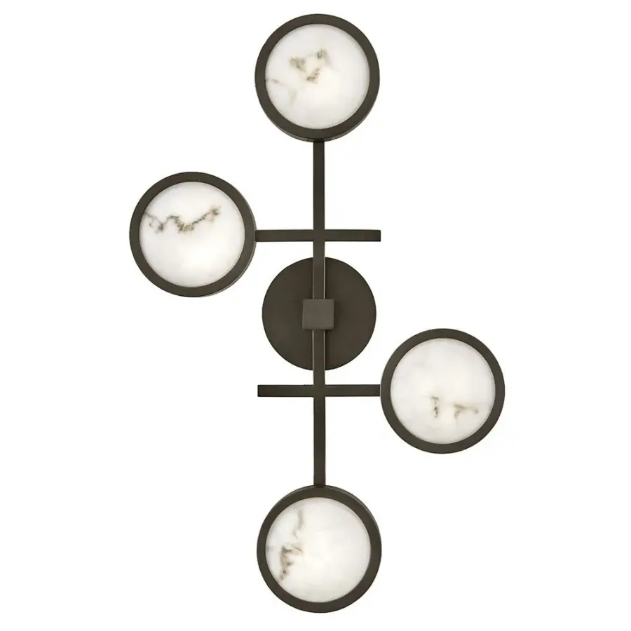 Cava Large Flush Mount in Black Oxide - Image 8