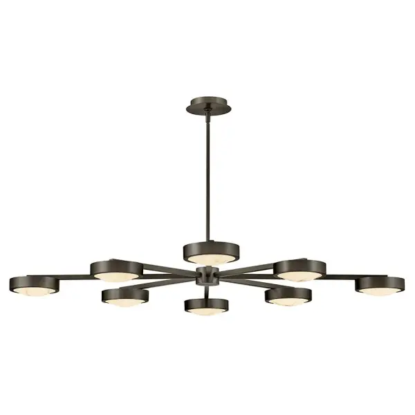 Cava Large Convertible Semi-Flush Mount in Black Oxide - Image 1
