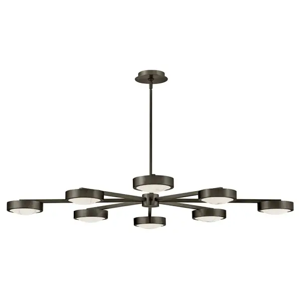 Cava Large Convertible Semi-Flush Mount in Black Oxide - Image 4