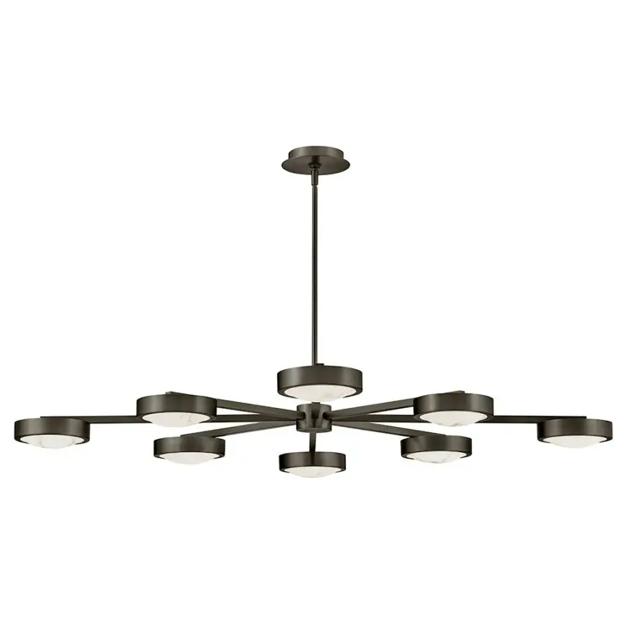 Cava Large Convertible Semi-Flush Mount in Black Oxide - Image 4