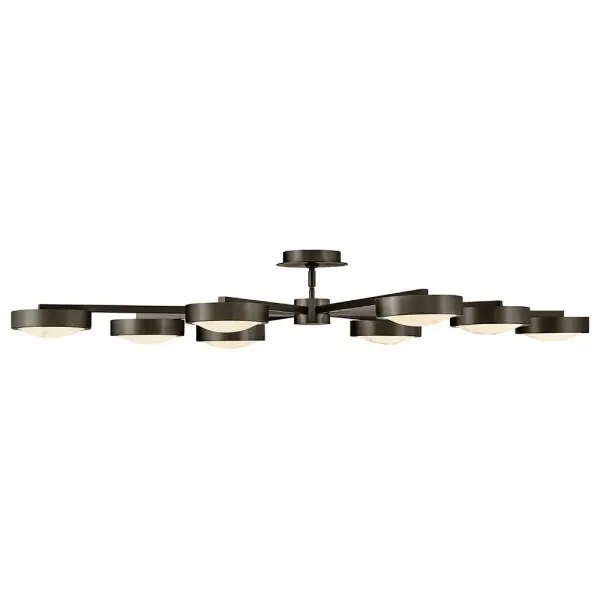 Cava Large Convertible Semi-Flush Mount in Black Oxide - Image 7