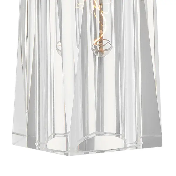 Dramatic Crystal Sconce with Integrated Switch for Bedside Elegance - Image 7