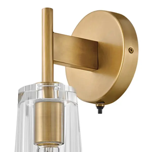 Luxurious Crystal Sconce with Integrated Switch for Intimate Spaces - Image 3