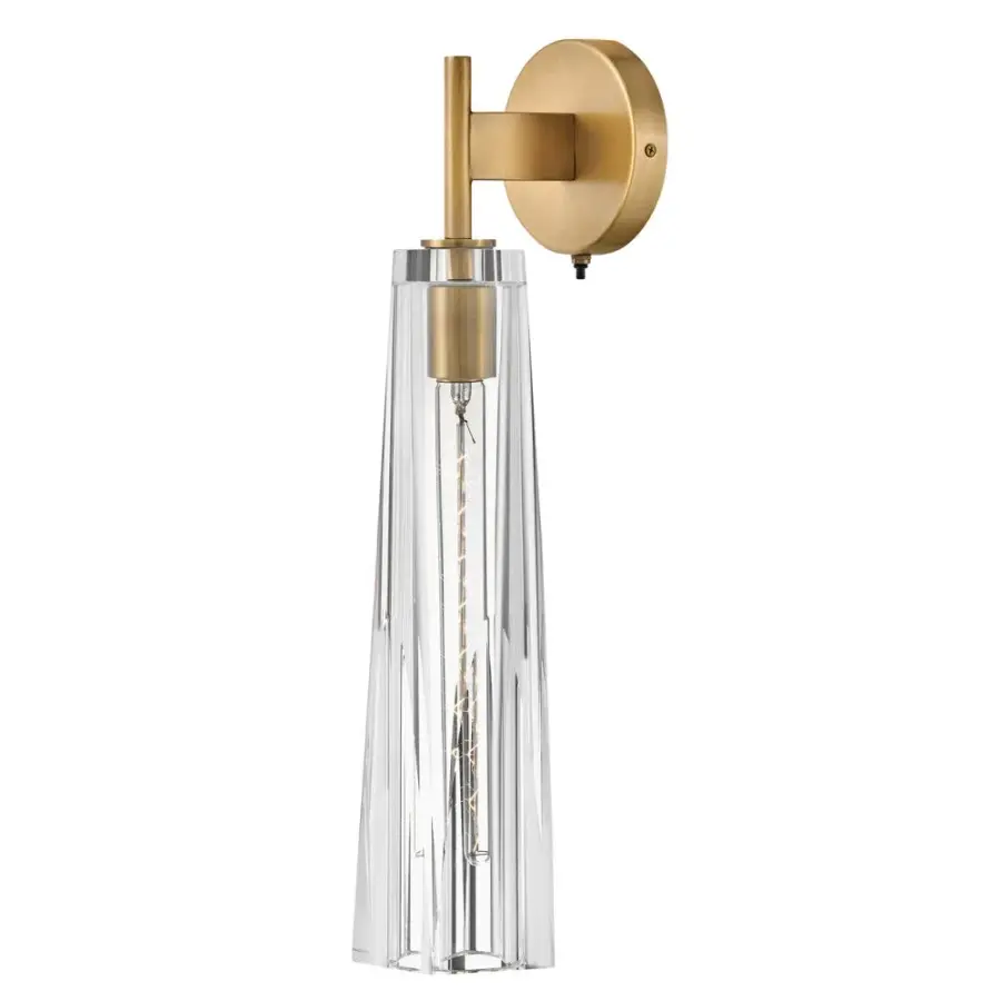 Luxurious Crystal Sconce with Integrated Switch for Intimate Spaces - Image 8