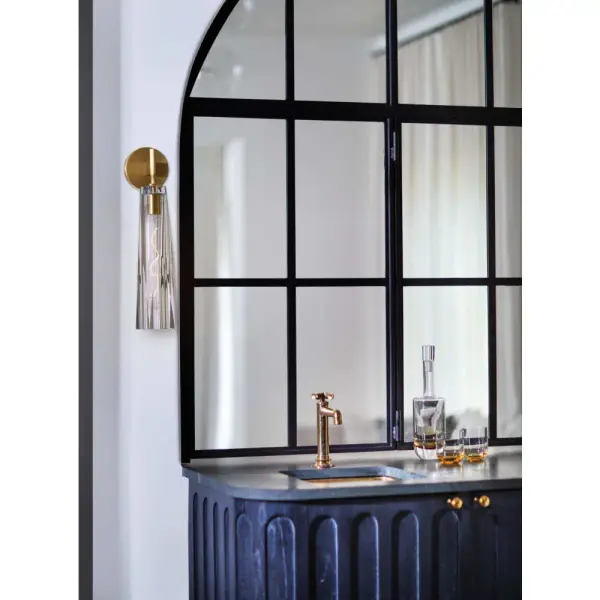 Luxurious Crystal Sconce with Integrated Switch for Intimate Spaces - Image 9