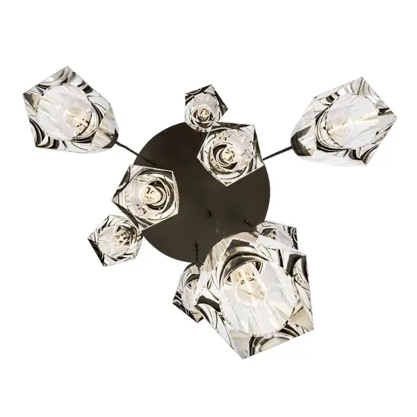 Dramatic Crystal Statement Piece with Luxurious Multi-Faceted Light - Image 6