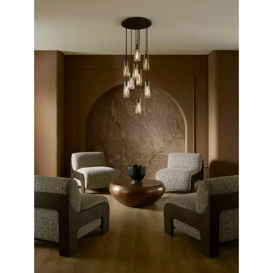 Dramatic Crystal Statement Piece with Luxurious Multi-Faceted Light - Image 10