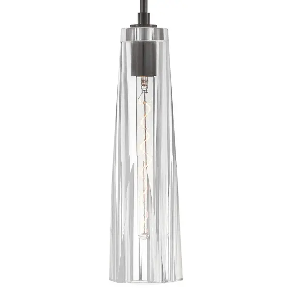 Dramatic Crystal Pendant with Luxurious Multi-Faceted Light - Image 3