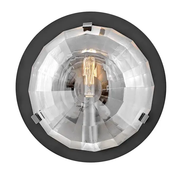 Nala Small Single Light Sconce in Black - Image 4