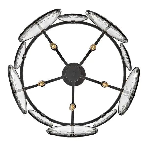 Nala Small Convertible Chandelier in Black - Image 5