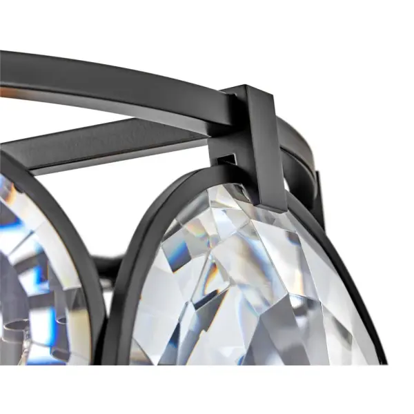 Nala Small Convertible Chandelier in Black - Image 6