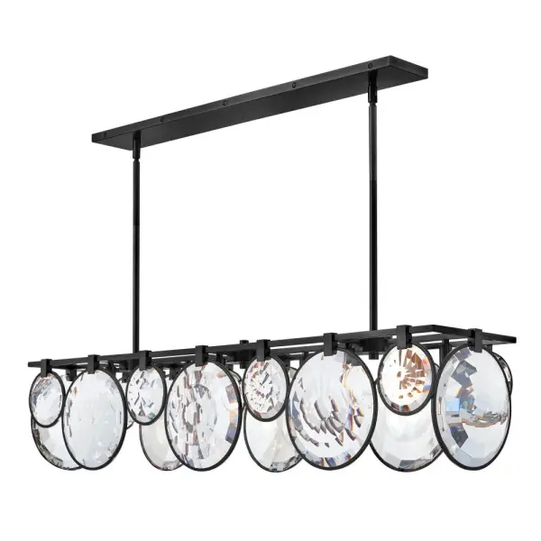 Nala Medium Eight Light Linear Chandelier - Image 1
