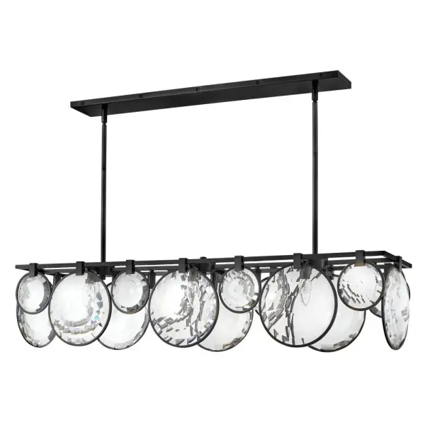 Nala Medium Eight Light Linear Chandelier - Image 4