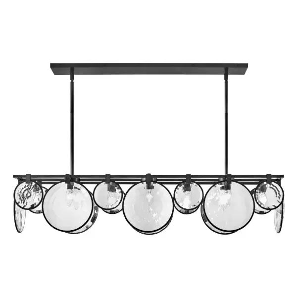 Nala Medium Eight Light Linear Chandelier - Image 5