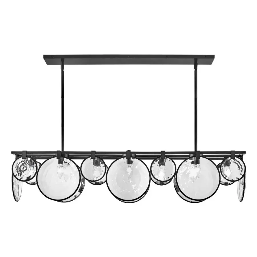 Nala Medium Eight Light Linear Chandelier - Image 5