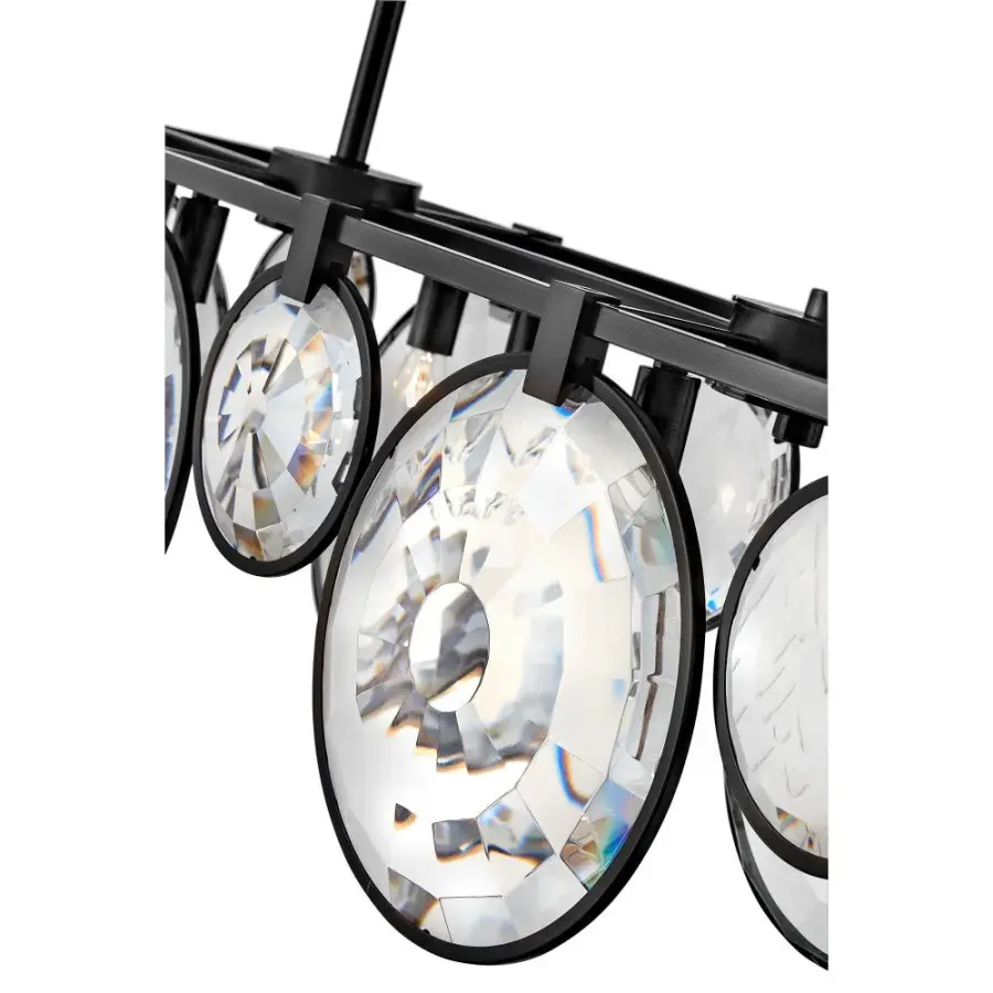 Nala Medium Eight Light Linear Chandelier - Image 7