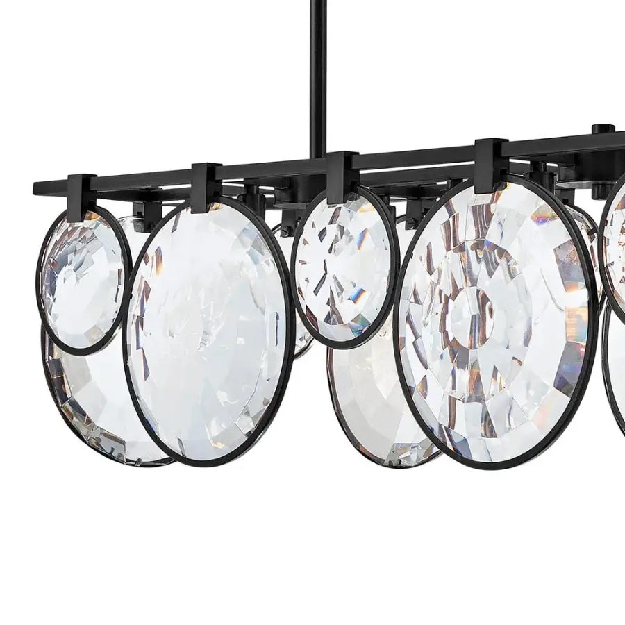 Nala Medium Eight Light Linear Chandelier - Image 9
