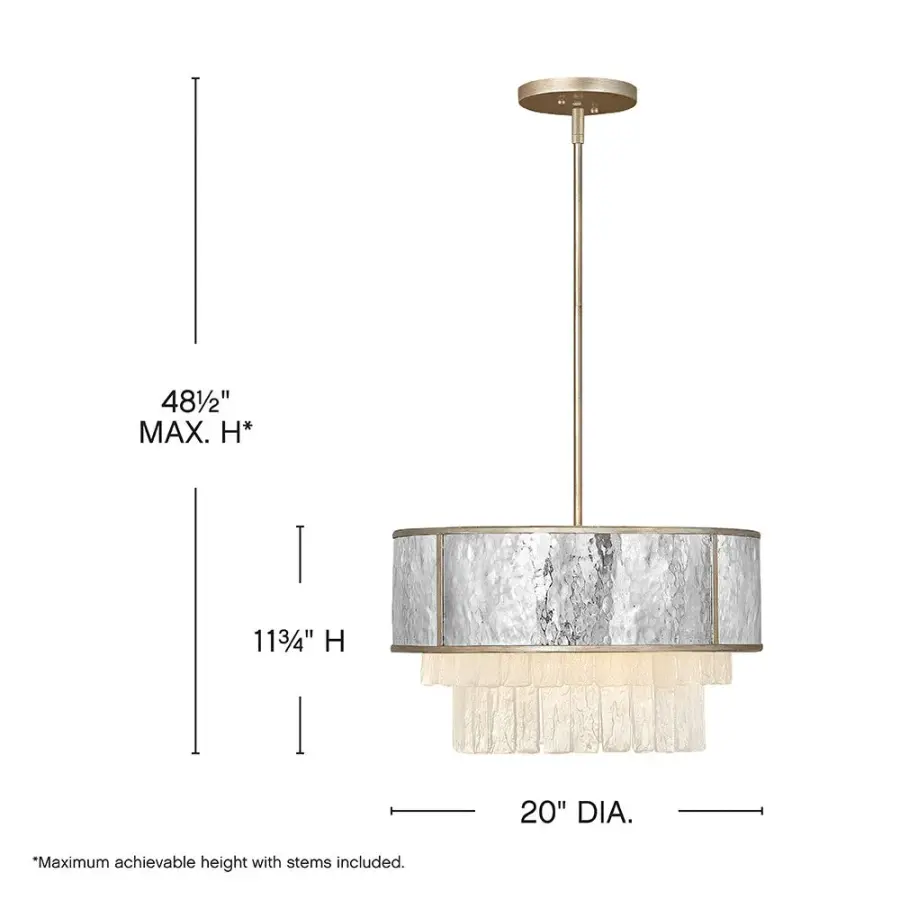 Reverie Large Convertible Pendant in Champagne Gold - Image 2