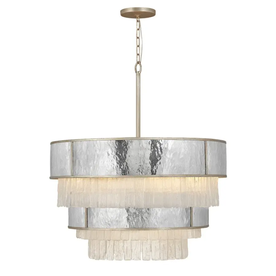 Reverie Medium Multi-Tier Chandelier in Champagne Gold - Image 1