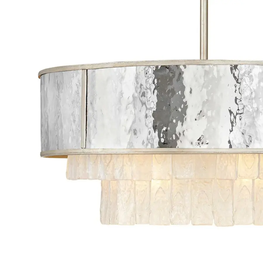 Reverie Medium Drum Chandelier in Champagne Gold - Image 3