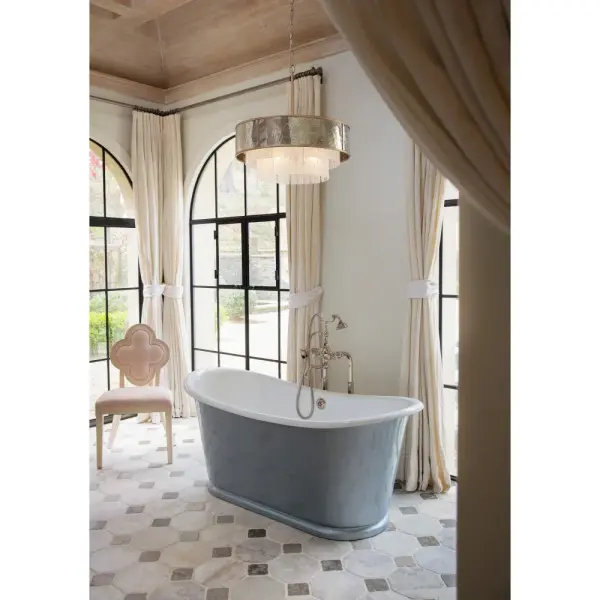 Reverie Medium Drum Chandelier in Champagne Gold - Image 6