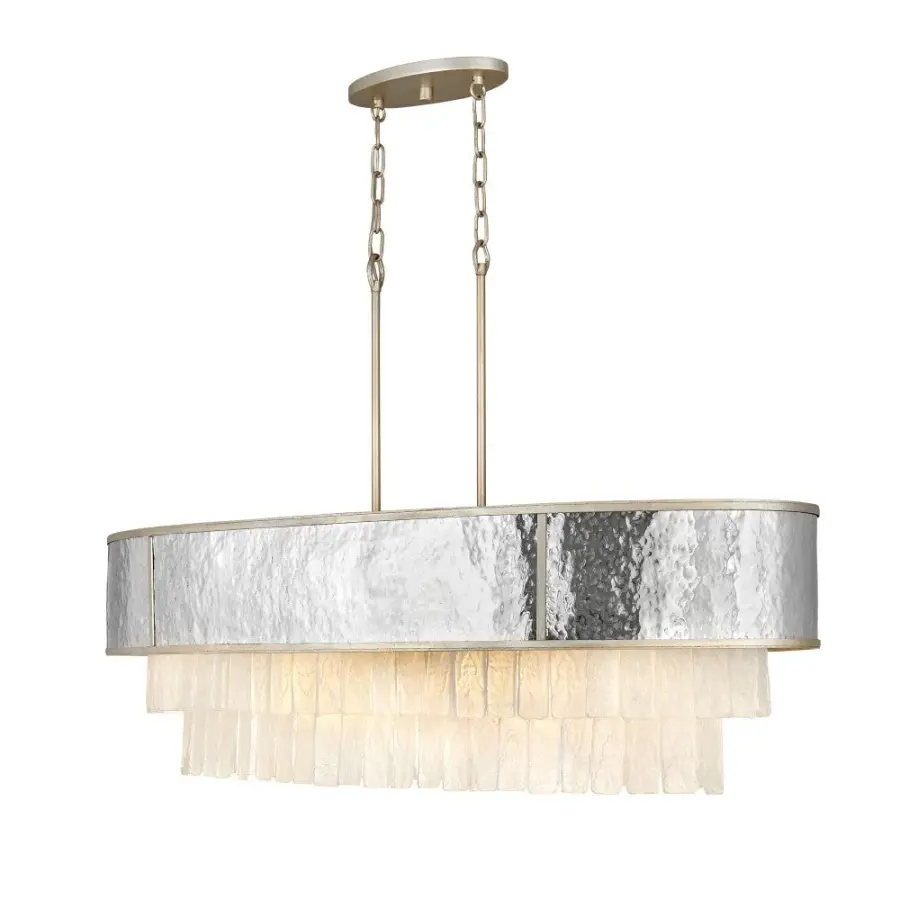 Reverie Medium Ten Light Linear Chandelier - Image 1