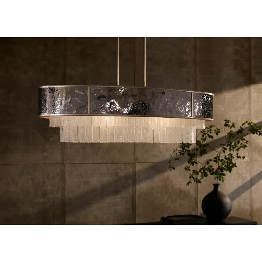Reverie Medium Ten Light Linear Chandelier - Image 5