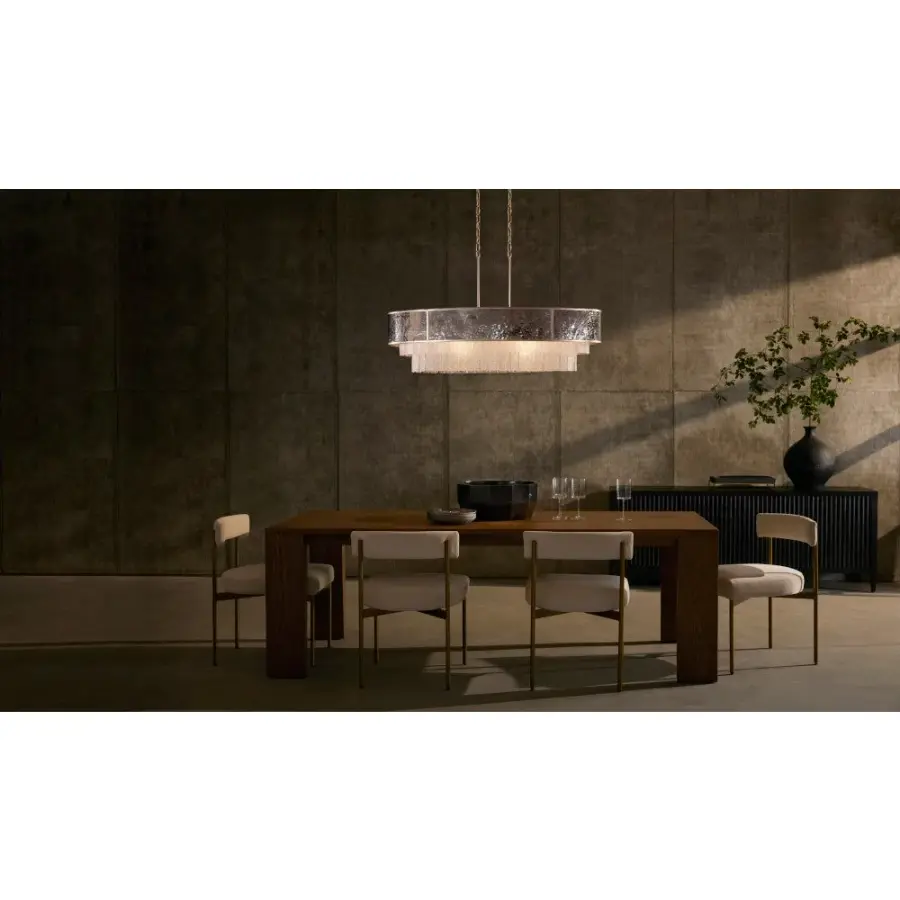 Reverie Medium Ten Light Linear Chandelier - Image 6