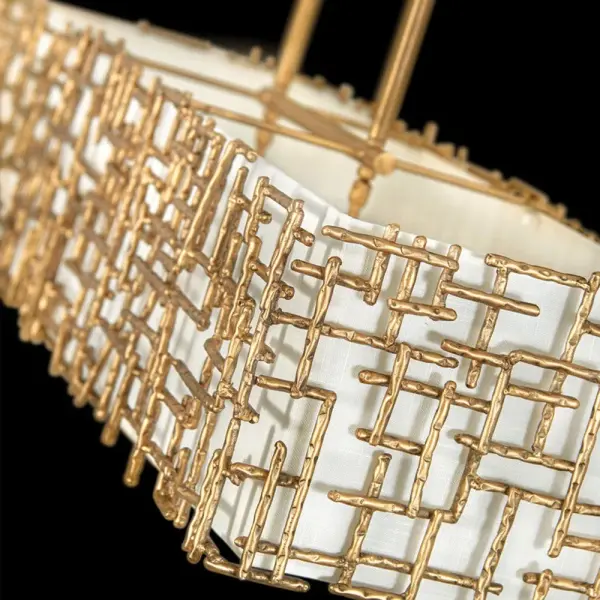 Farrah Medium Eight Light Linear Chandelier - Image 3