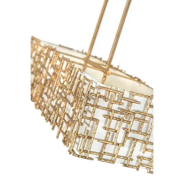 Farrah Medium Eight Light Linear Chandelier - Image 4