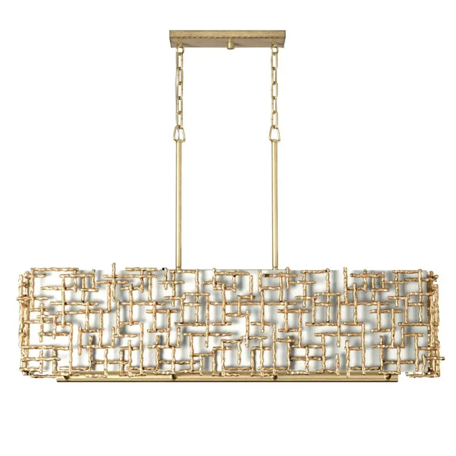 Farrah Medium Eight Light Linear Chandelier - Image 7