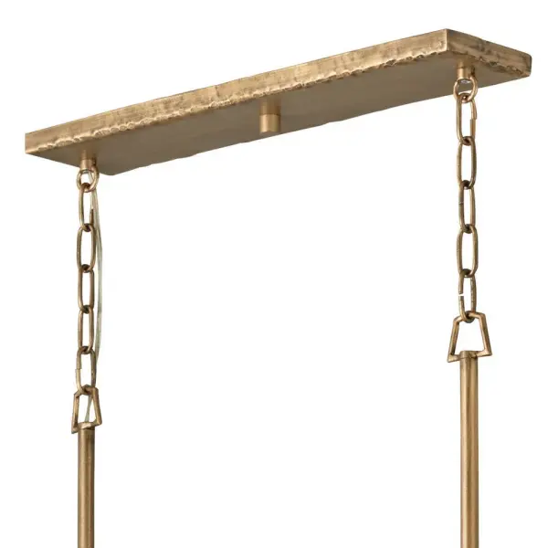 Farrah Large Ten Light Linear Chandelier - Image 5