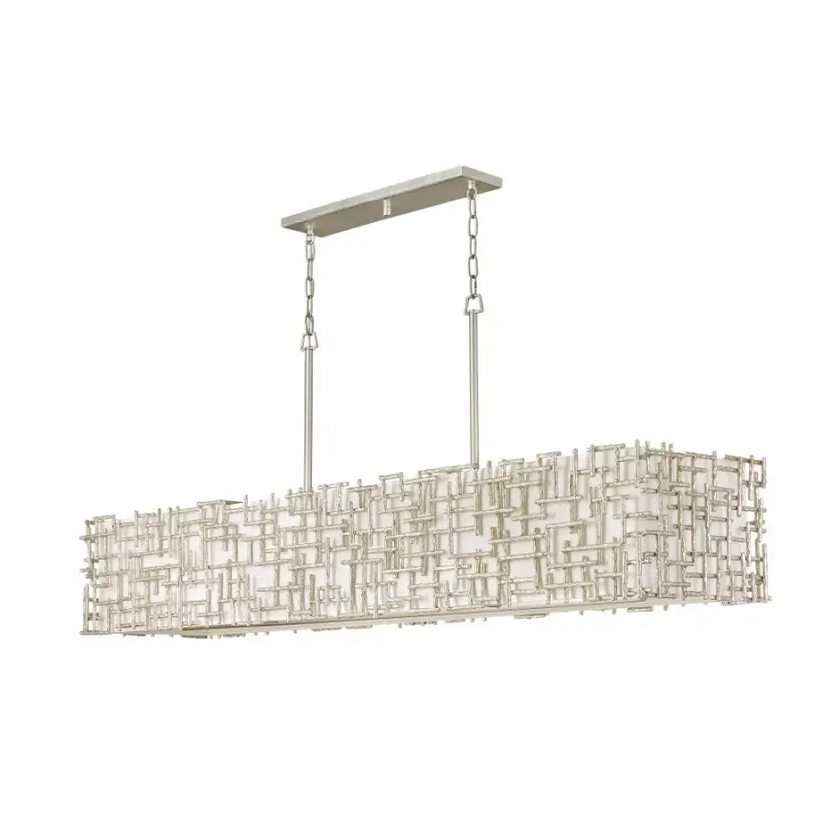 Farrah Large Ten Light Linear Chandelier - Image 1