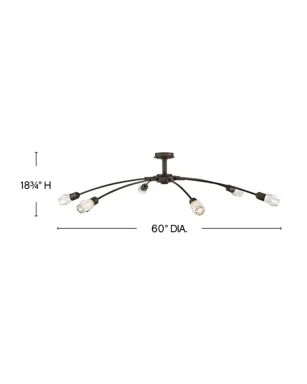 Atera Extra Large Single Tier Chandelier - Image 3