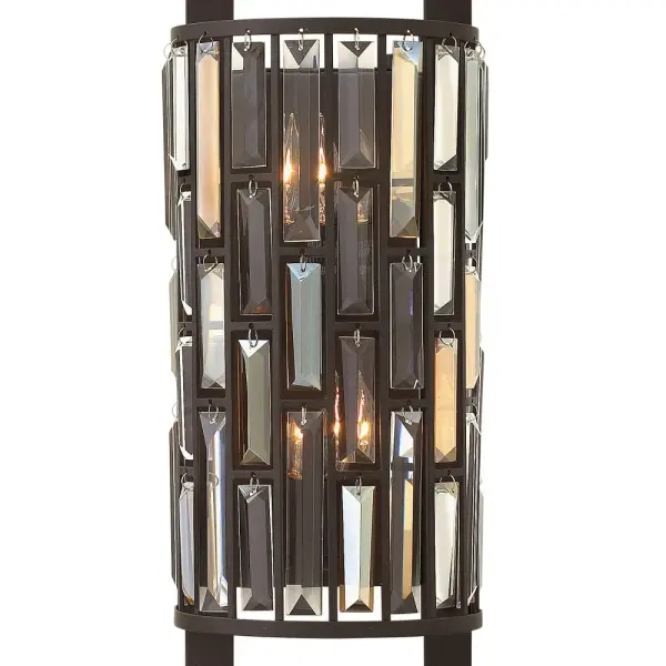 Gemma Large Two Light Wall Sconce in Vintage Bronze - Image 3