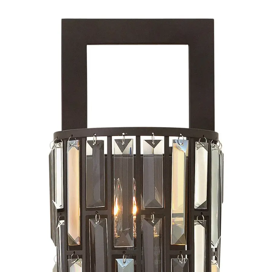 Gemma Large Two Light Wall Sconce in Vintage Bronze - Image 4
