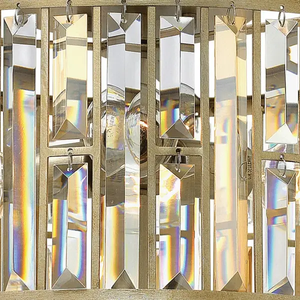 Gemma Medium Flush Mount in Silver Leaf - Image 5