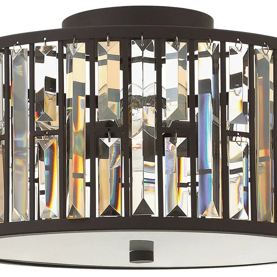 Gemma Medium Flush Mount in Vintage Bronze - Image 3