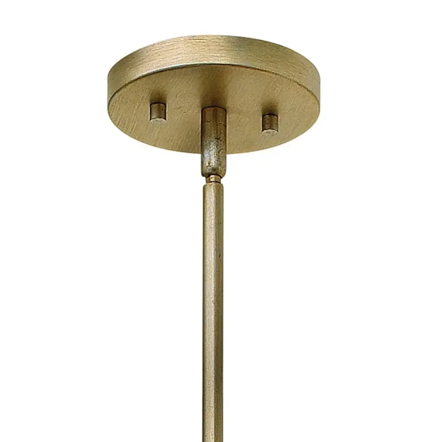 Gemma Small Drum Chandelier in Silver Leaf - Image 6