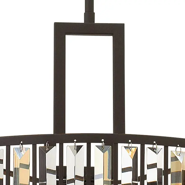 Gemma Small Drum Chandelier in Vintage Bronze - Image 6