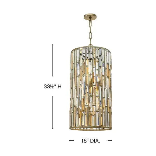 Gemma Large Two Tier Drum Chandelier - Image 2