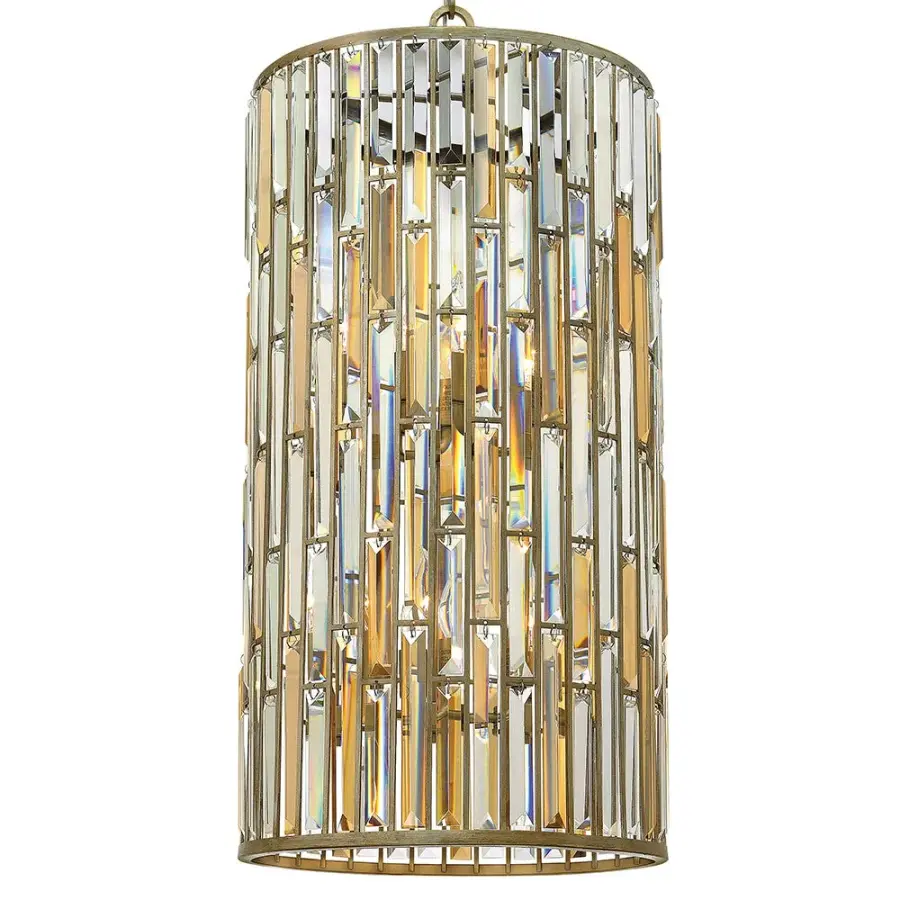 Gemma Large Two Tier Drum Chandelier - Image 3