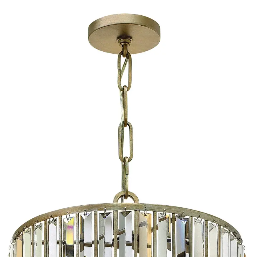 Gemma Large Two Tier Drum Chandelier - Image 6
