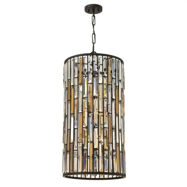 Gemma Large Two Tier Drum Chandelier - Image 1