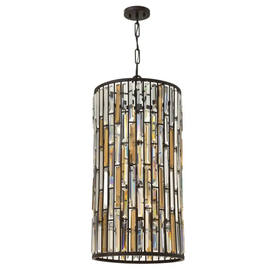 Gemma Large Two Tier Drum Chandelier - Image 1